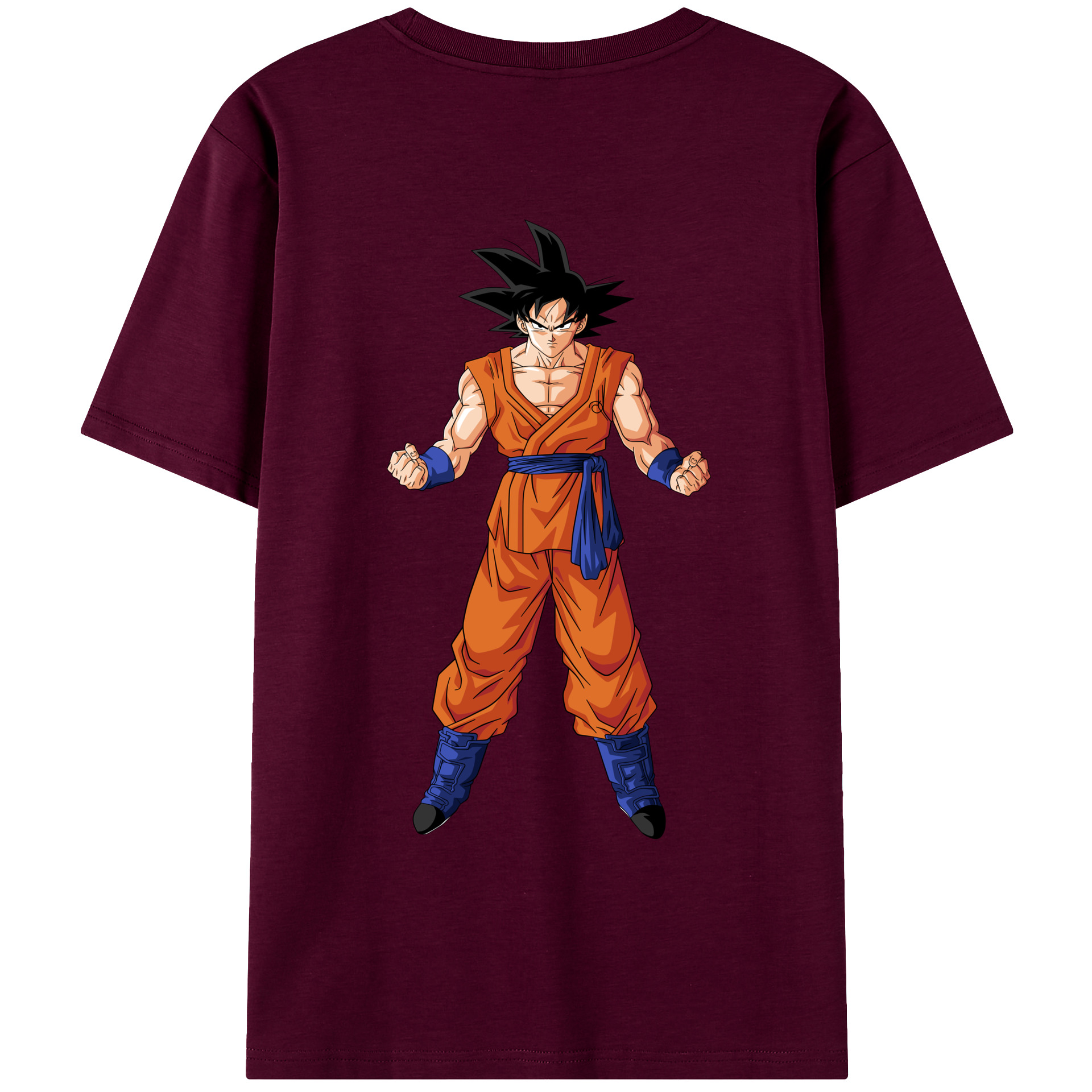 （画像用） ドラゴンボール 孫悟空（そん ごくう）Son Goku カカロット DRAGON BALL Kakarotto レディース半袖Tシャツ(バックプリント)